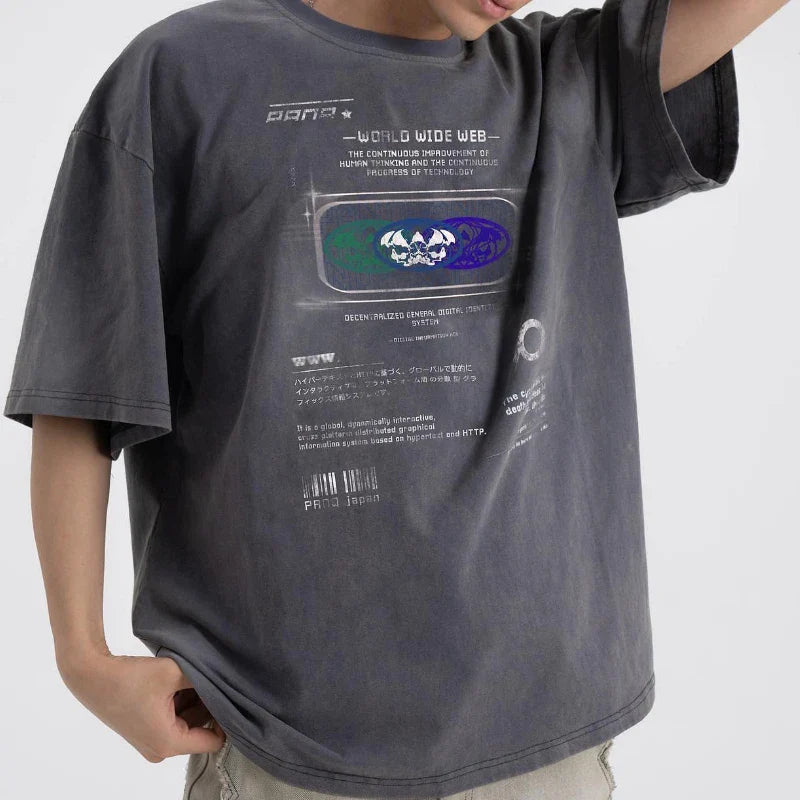 VILZSTUDIOS High Quality Patchwork Long Sleeve T-Shirt