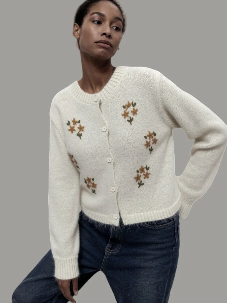 VILZSTUDIOS Elegant Thick Knitted Cardigan