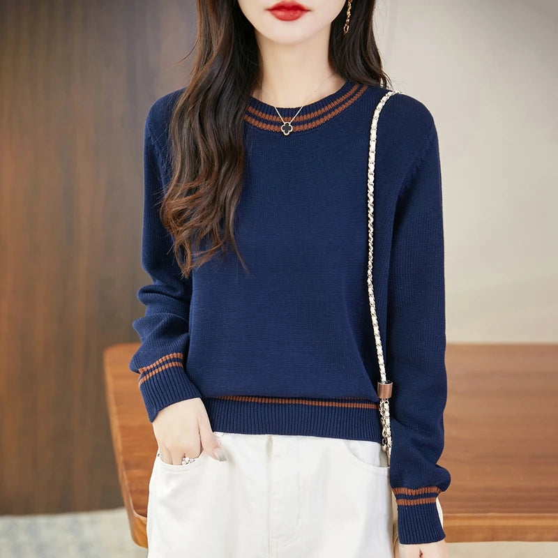 VILZSTUDIOS Cozy Knitted Cotton Sweater