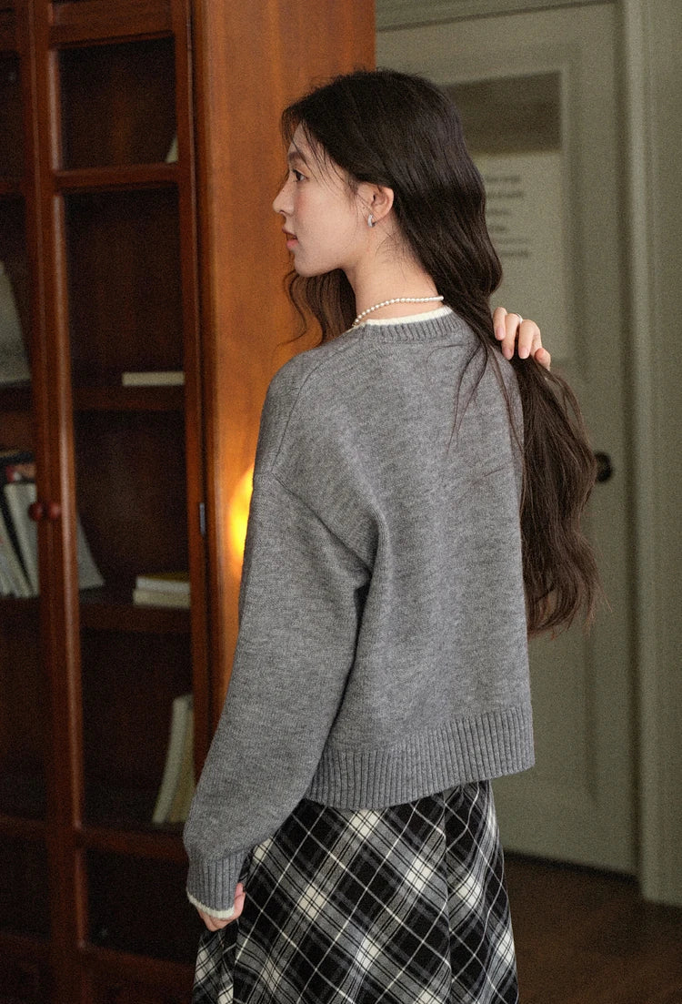 VILZSTUDIOS Cozy Knitted Panda Sweater