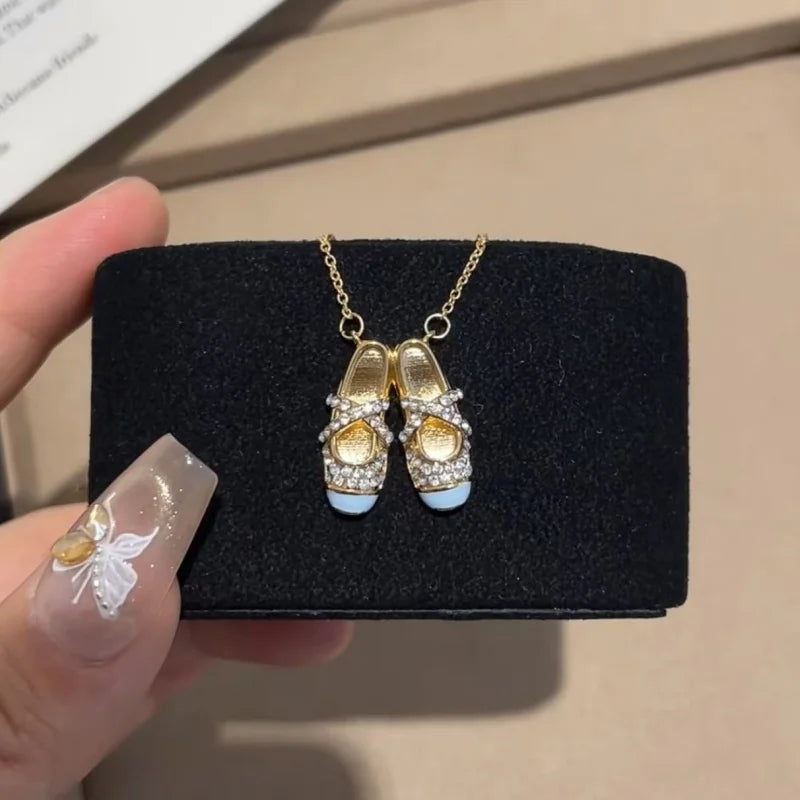 VILZSTUDIOS Ballerina Dance Shoes Pendant Necklace