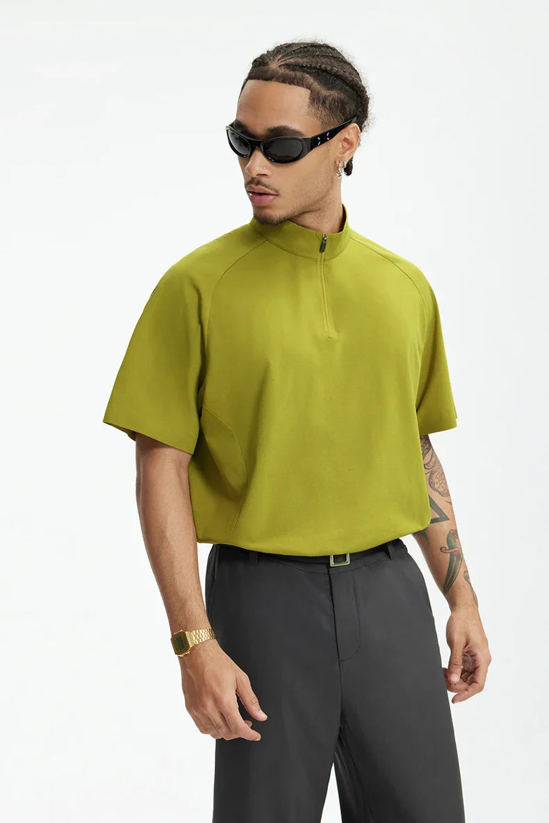 VILZSTUDIOS Solid Color Sun Protection T-Shirt