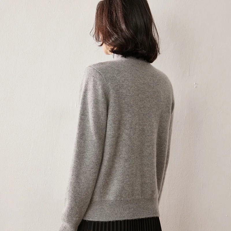 VILZSTUDIOS Luxurious Thick Knit Cashmere Cardigan