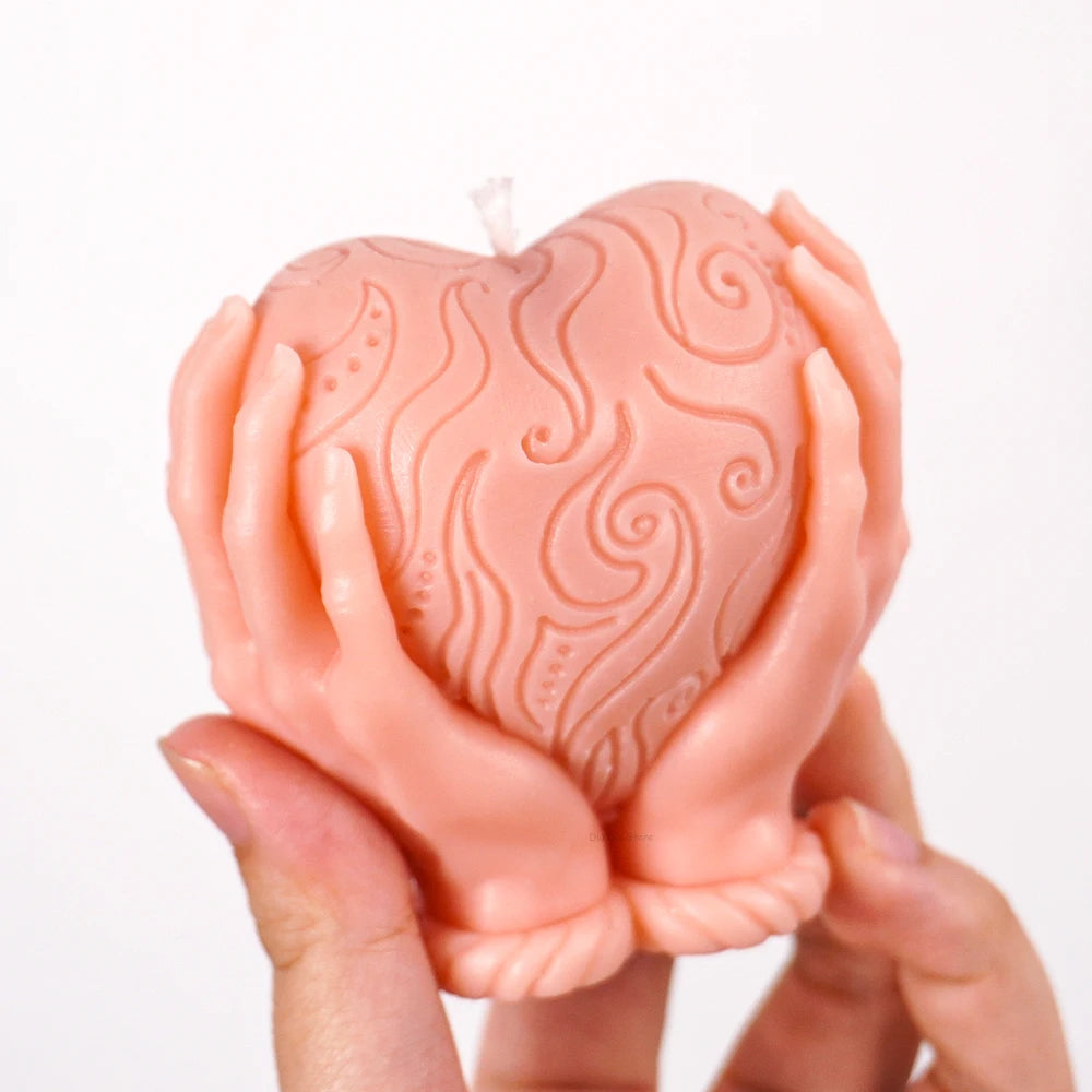 VILZSTUDIOS Heart-shaped Silicone Candle Mold