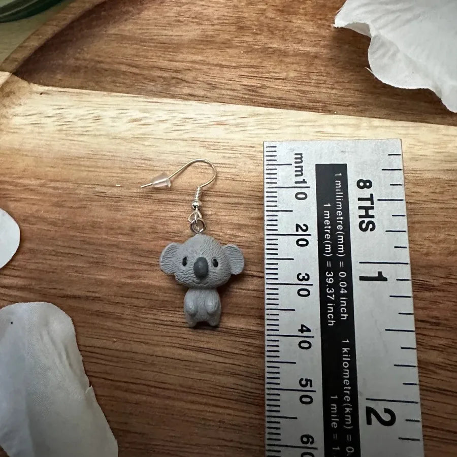 VILZSTUDIOS Koala Bear Pendant Creative Animal Earring