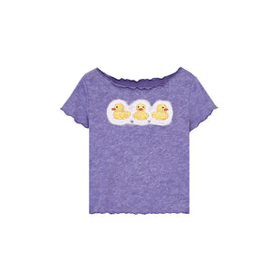 VILZSTUDIOS Slim Fit Triple Ducks T-Shirt