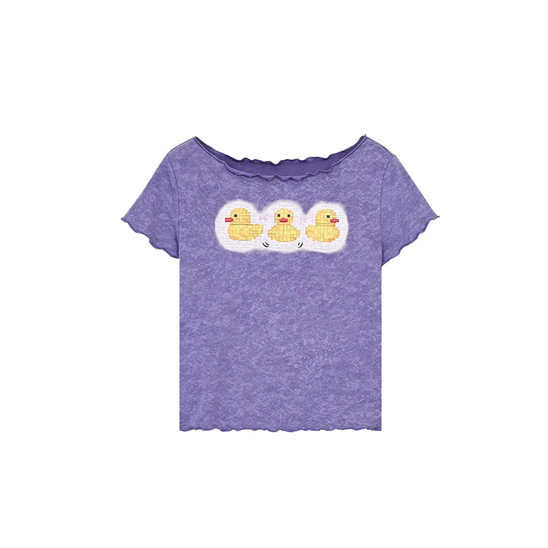 VILZSTUDIOS Slim Fit Triple Ducks T-Shirt