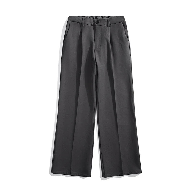 VILZSTUDIOS Black Comfortable Thin Straight Pants