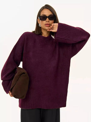 VILZSTUDIOS Brown Oversize Horn Cuff Sweater