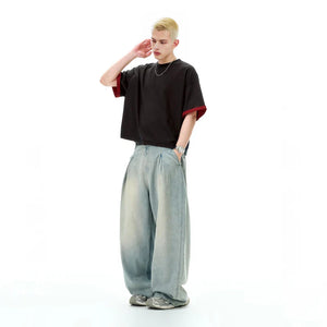 VILZSTUDIOS Tech Fabric Smooth Oversized T-Shirt