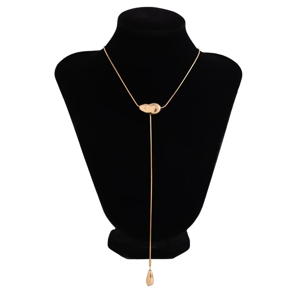 VILZSTUDIOS Simple Water Drop Pendant Necklace