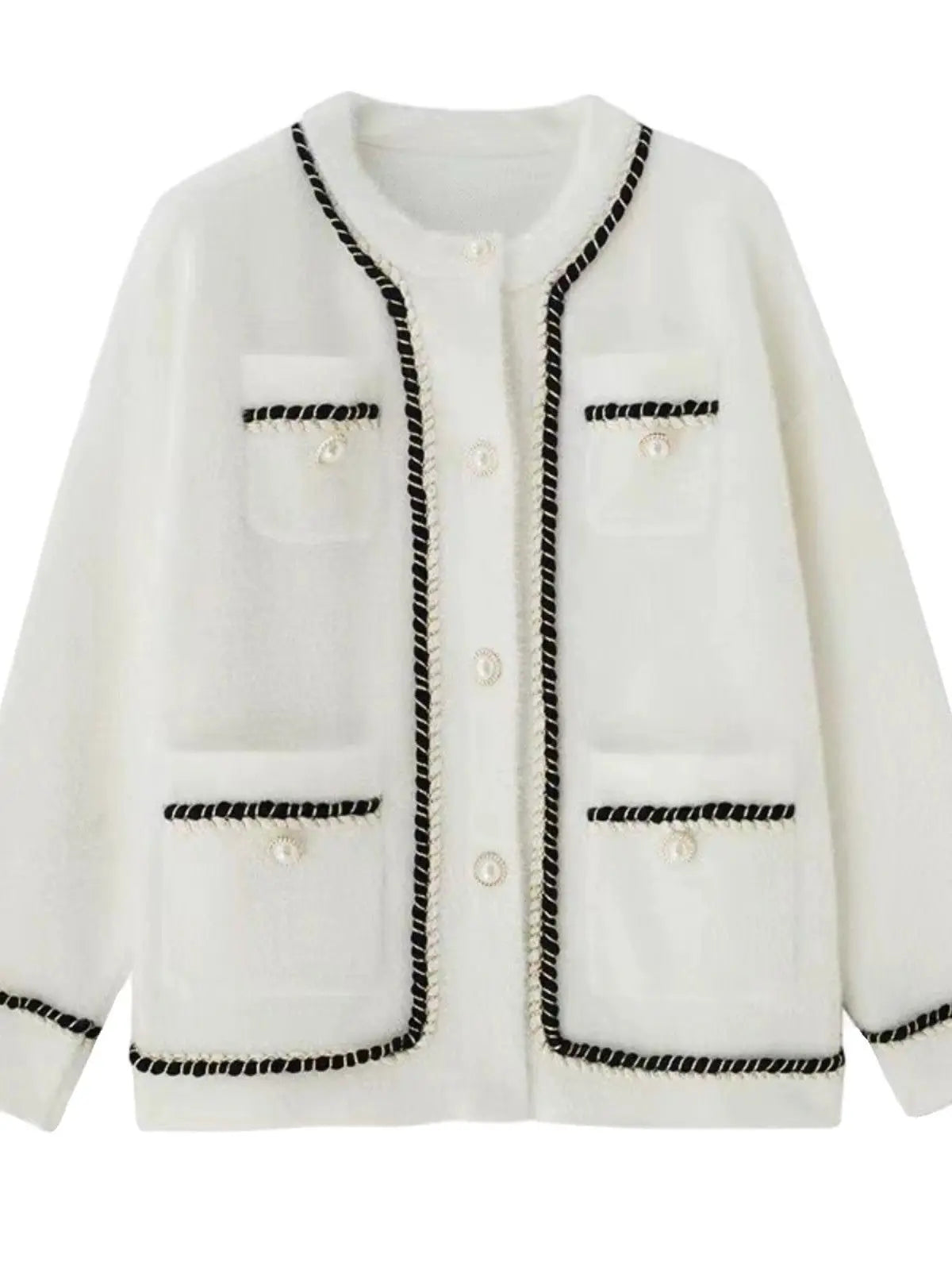 VILZSTUDIOS Luxurious Mink Knit Cardigan