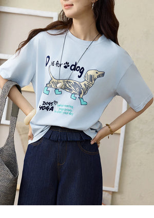 VILZSTUDIOS Puppy Print T-Shirt