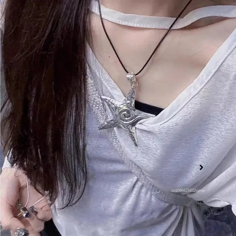 VILZSTUDIOS Big Metal Starfish Necklace