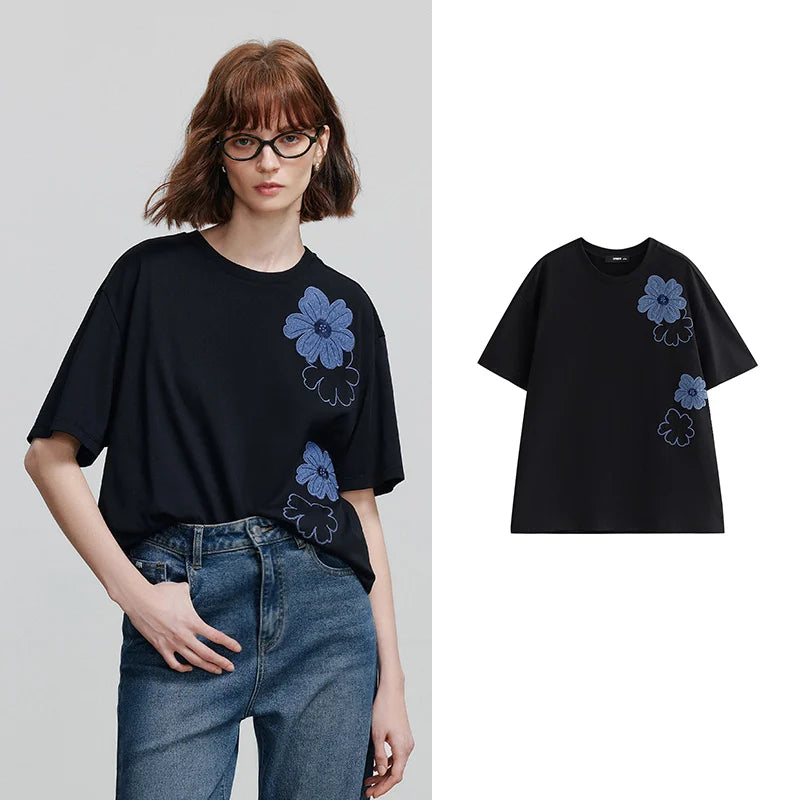 VILZSTUDIOS Stylish Short Sleeve Casual T-Shirt