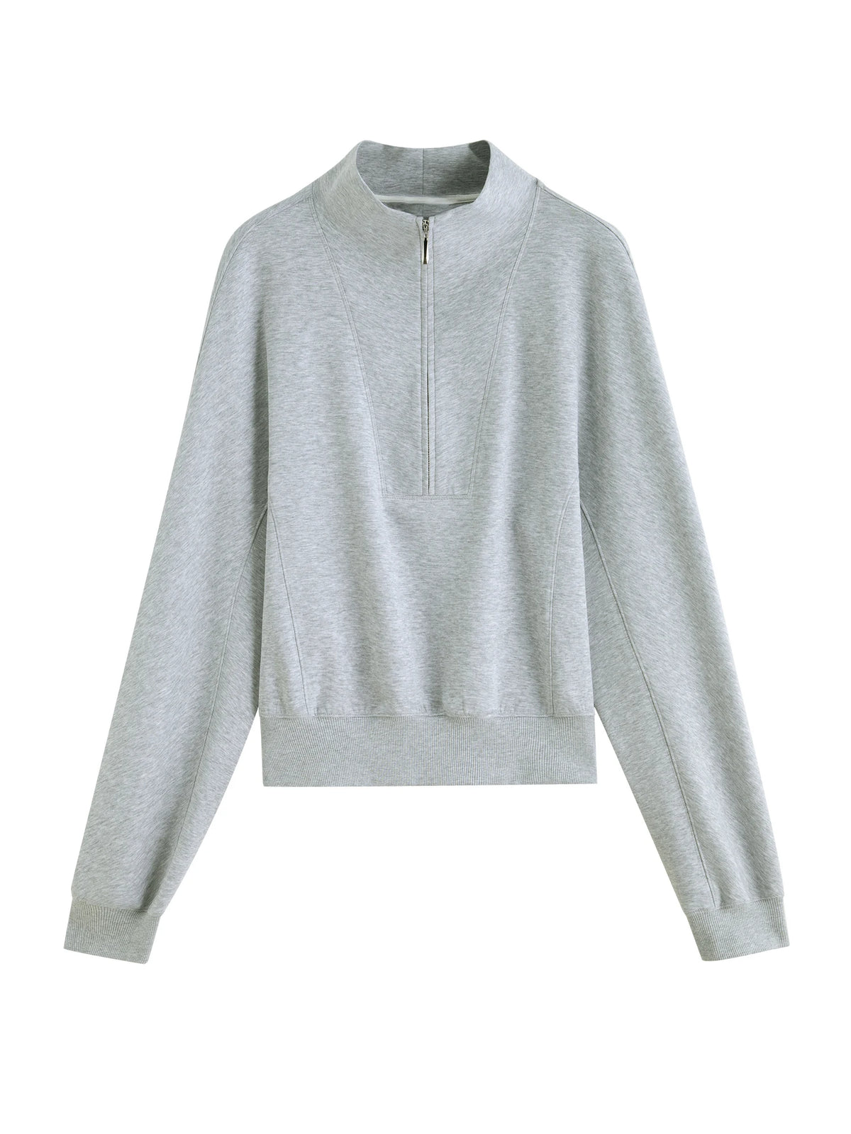VILZSTUDIOS Cozy Chic Cotton Half-Zip Sweatshirt