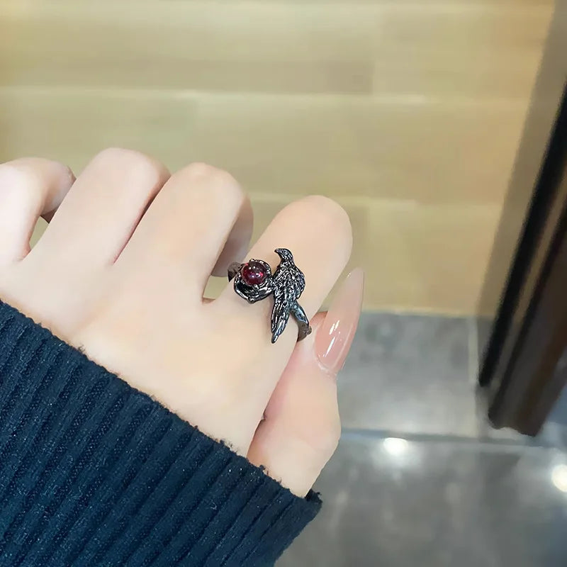 VILZSTUDIOS Deep Space Love Crow Sylus Ring