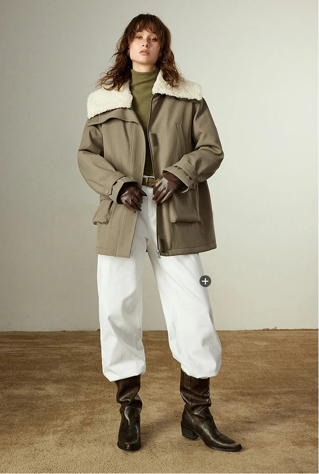VILZSTUDIOS Warm Plush Retro Jacket