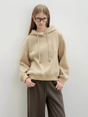 VILZSTUDIOS Cozy Fleece Knit Hoodie