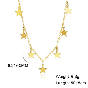 VILZSTUDIOS Moon & Star Pendant Necklace