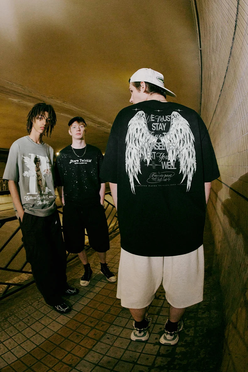 VILZSTUDIOS Luminous Glow-in-the-Dark Oversized T-Shirt