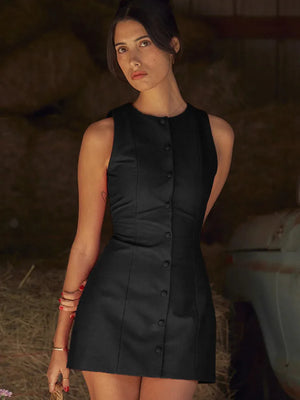VILZSTUDIOS Sleeveless Sexy Mini Dress