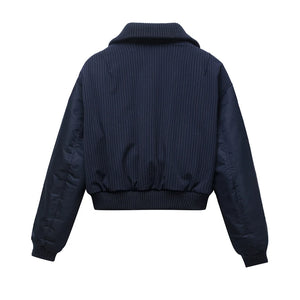 VILZSTUDIOS Stylish Zipper Bomber Jacket