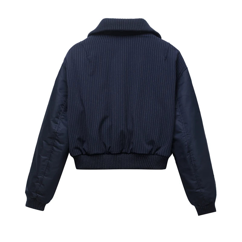 VILZSTUDIOS Stylish Zipper Bomber Jacket