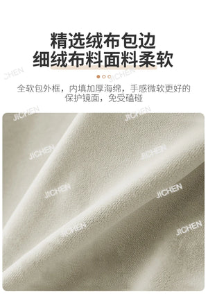 VILZSTUDIOS JC Wave full-body mirror Floor  Ultra-clear and non-deforming fitting Cream wind full-length Special-shaped mirror