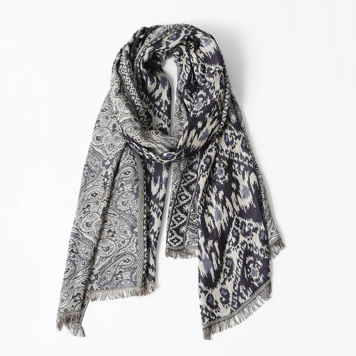 VILZSTUDIOS Jacquard Soft Warm Scarf
