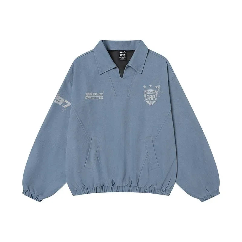 VILZSTUDIOS Luxury Vintage Washed Pullover Sweater