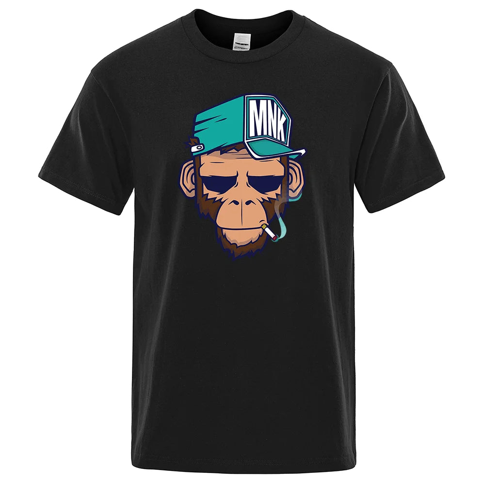 VILZSTUDIOS Smoking Cool Monkey T-Shirt