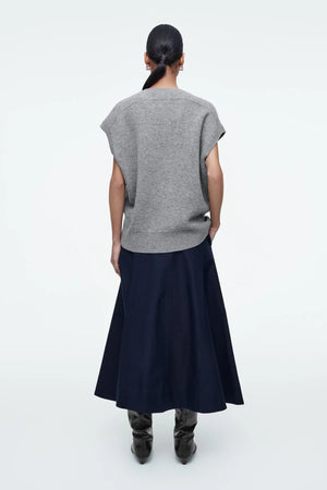 VILZSTUDIOS Basic Reversible Gray Vest