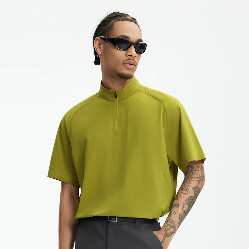 VILZSTUDIOS Solid Color Sun Protection T-Shirt