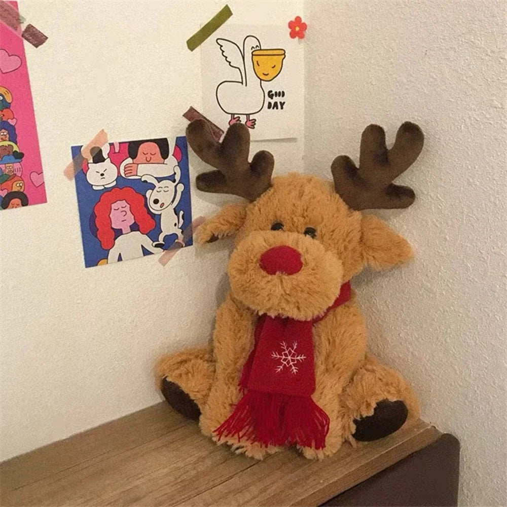 VILZSTUDIOS Christmas Reindeer Plush Cushion