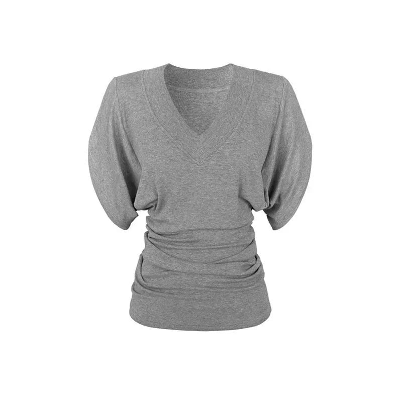 VILZSTUDIOS Chic Sexy Lace V-Neck T-Shirt