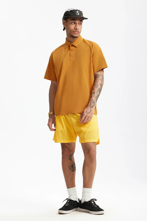 VILZSTUDIOS Polo Solid Color Smooth T-shirt