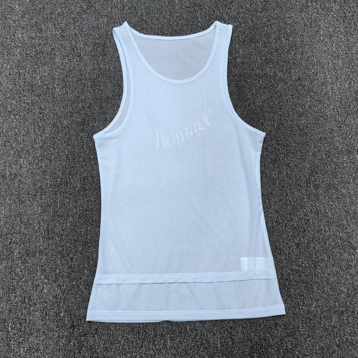 VILZSTUDIOS Simple Slim See-Through Tank Top