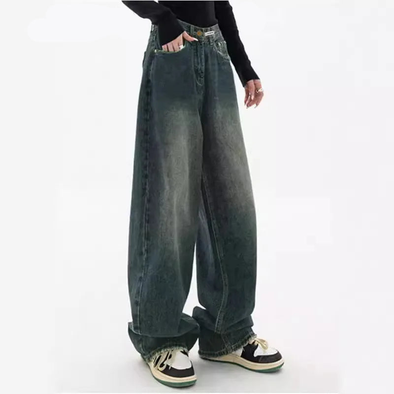 VILZSTUDIOS High Waist Wide Leg Denim Jeans