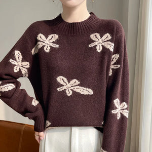 VILZSTUDIOS Cozy Cashmere Embroidered Sweater