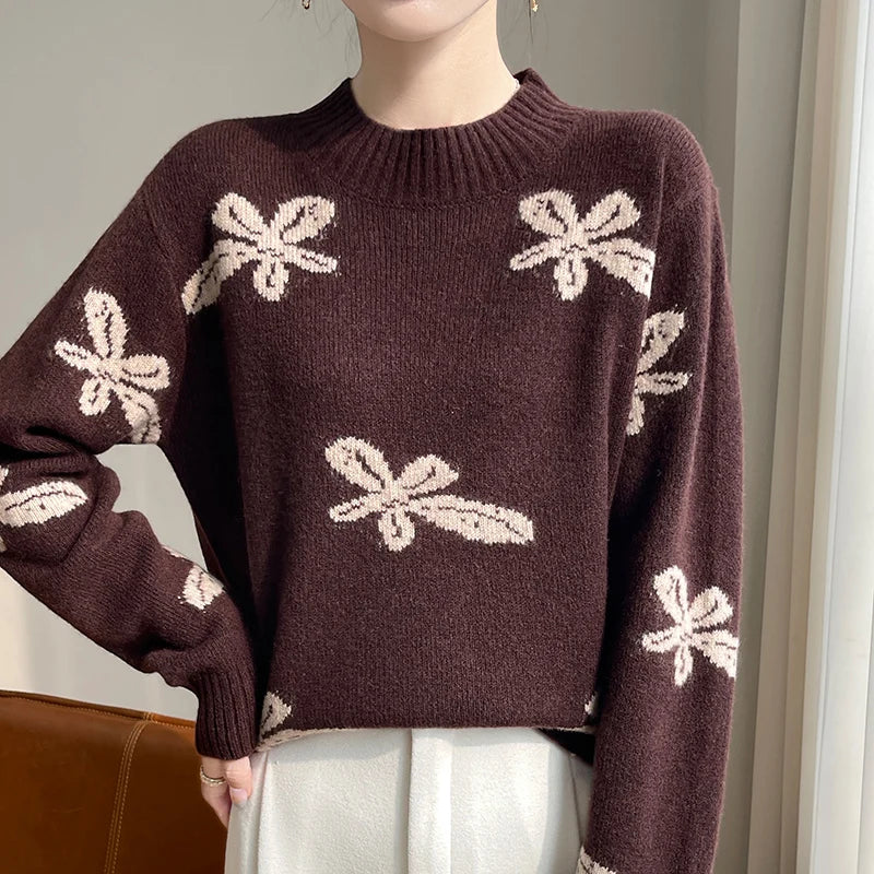 VILZSTUDIOS Cozy Cashmere Embroidered Sweater
