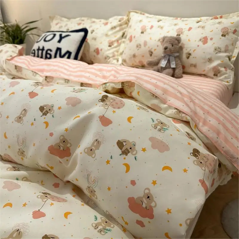 VILZSTUDIOS Cool & Cute Duvet Cover Twin Bedding Set