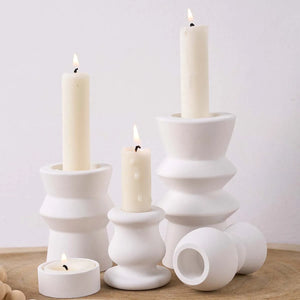 VILZSTUDIOS Modern Nordic Candle Holder Mold