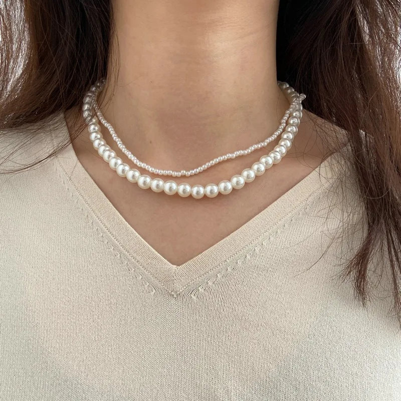 VILZSTUDIOS Elegant Pearl Beaded Necklace