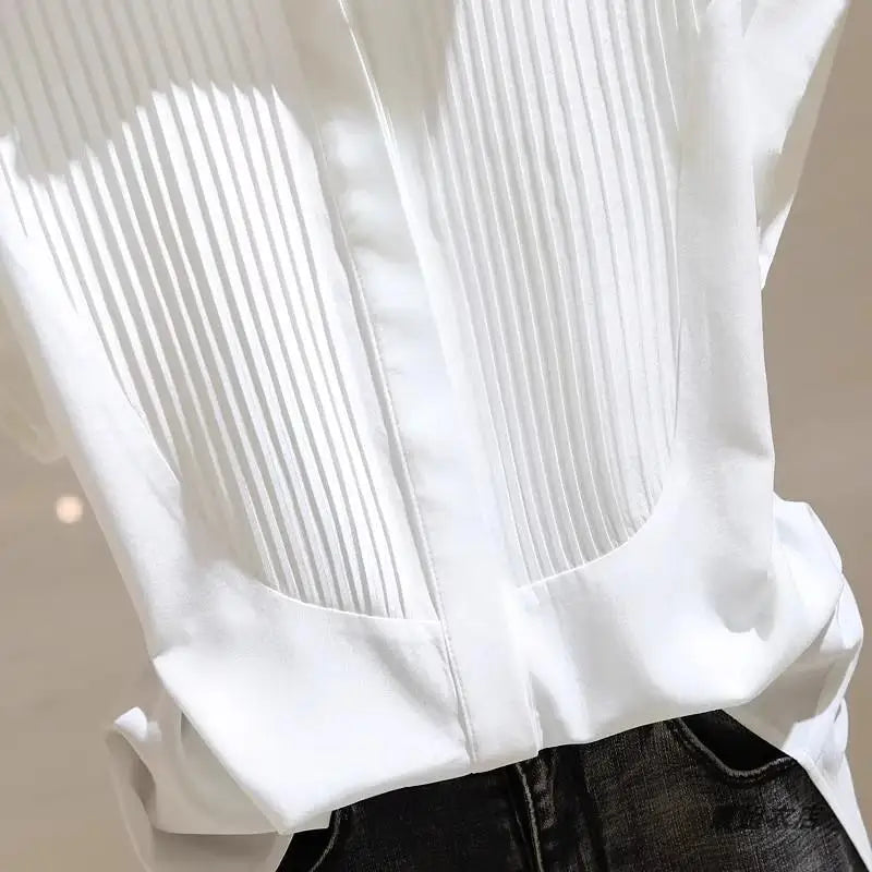 VILZSTUDIOS Elegant Pleated Shirt