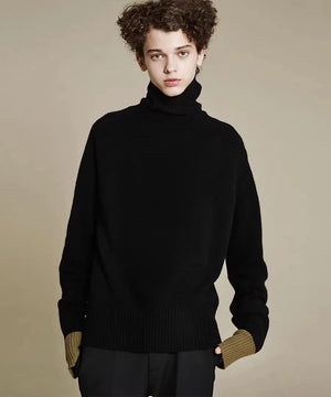 VILZSTUDIOS Turtleneck Cashmere Knit Sweater