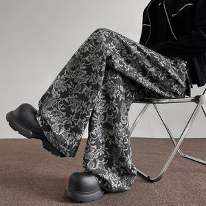 VILZSTUDIOS Floral Baggy Gothic Pattern Pants