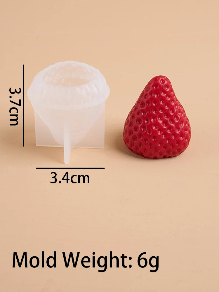 VILZSTUDIOS Strawberry Silicone Candle Mold