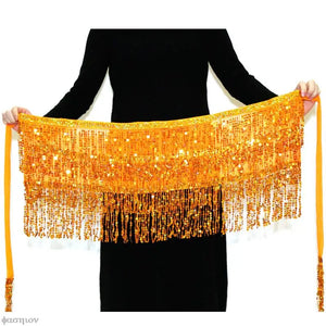 VILZSTUDIOS Glittery Sexy Belly Dance Hip Scarf