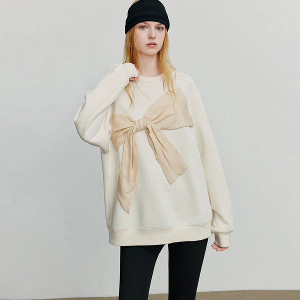 Bowknot Multicolor Sweatshirt
